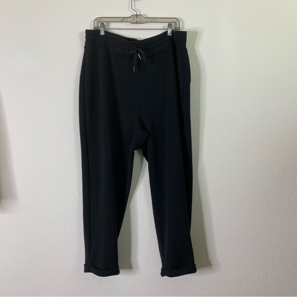 Spanx womens black air essentials tapered drawstring pants 3X - Picture 2 of 13